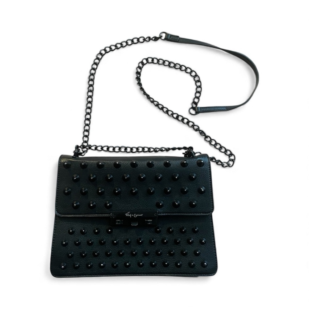 Foley + Corinna Black Studded Crossbody Bag